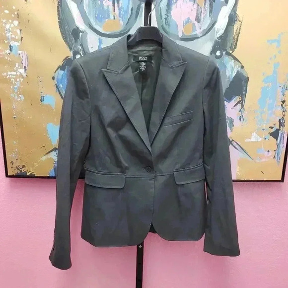 Body by Victoria Gray/Green Front Button Jacket - Picture 1 of 4